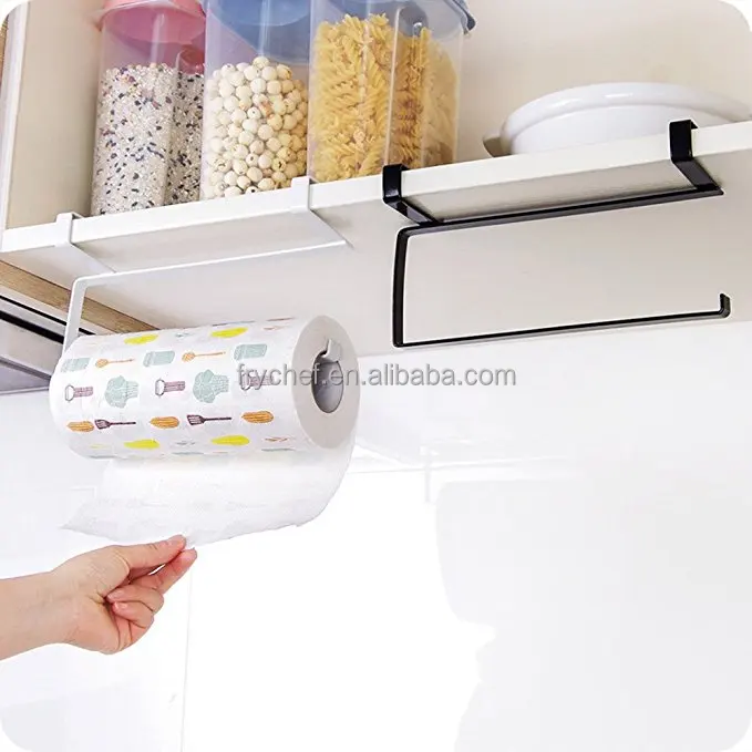 Железный кухонный держатель для салфеток, подвесной держатель для рулона туалетной бумаги в ванную комнату, вешалка для полотенец, дверной крючок для кухонного шкафа