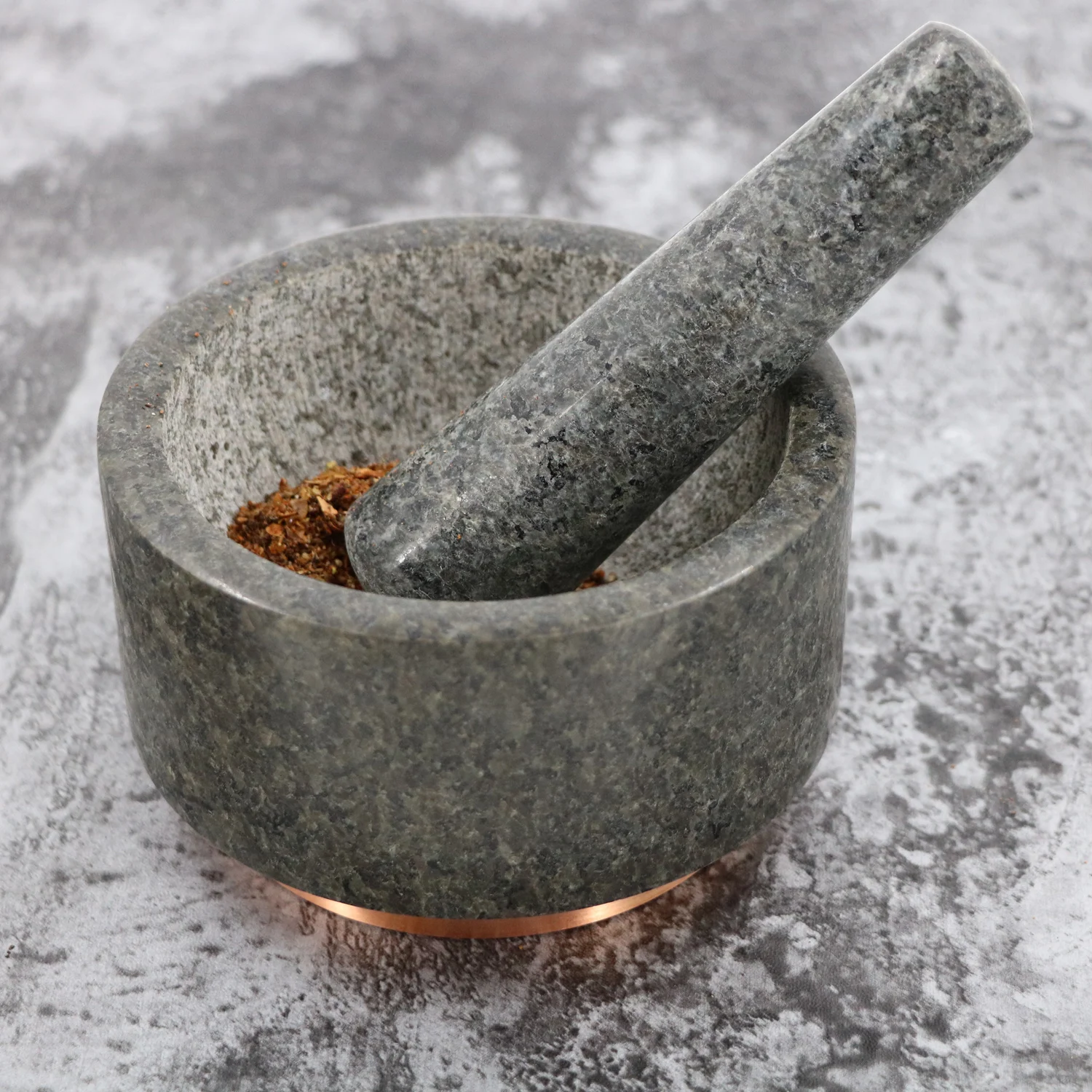 low price Heavy Granite Pestle Mortar bowl Granit garlic masher Pestle Mortar for sale