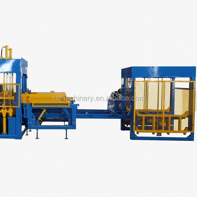 New Technology QT9-15 Automatic Vibrating Mass Production Concrete Brick Machine
