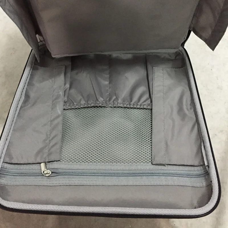 Cabin travel trolley suitcase waterproof front opening pocket abspc luggage