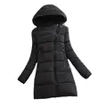 2016 new winter Cotton down jacket loose big yards was thin Medium long Women Korean fashion