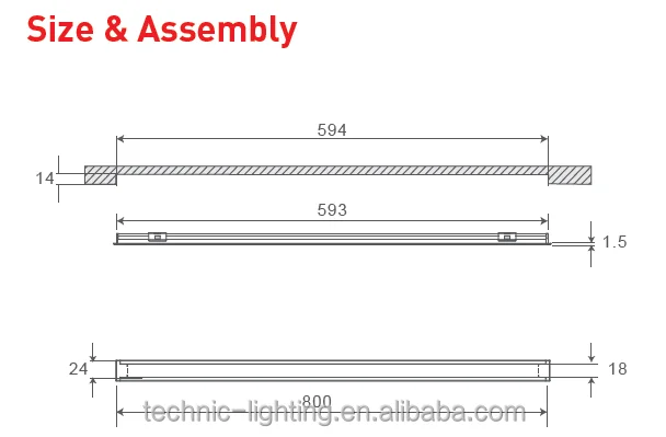 Dimmable Display Sensor Aluminum Profile Under Kitchen In Cabinet Led Strip Light Led 12V