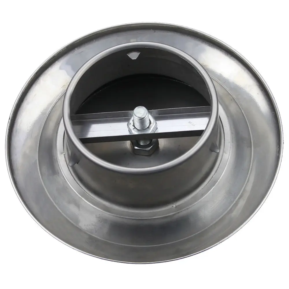 HVAC wall exhaust valve stainless steel air disc valve