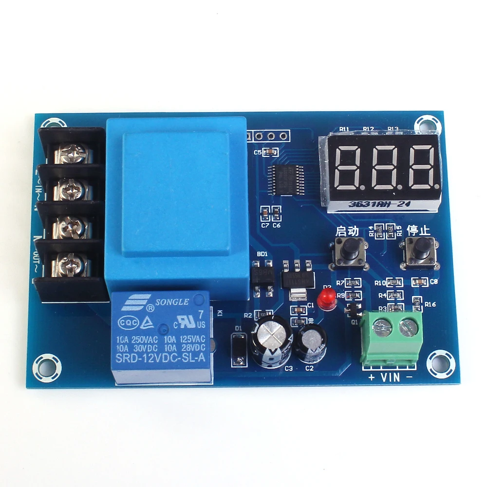 XH-M602 Digital Control Battery Lithium Battery Charging Control Module Battery Charge Switch Board