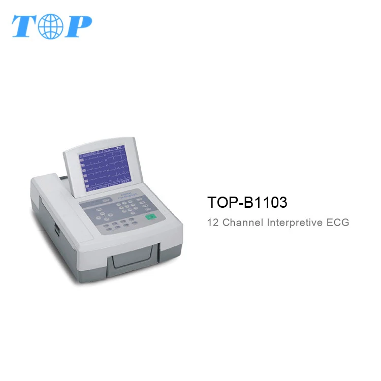 TOP-B1103 Hot sale CE approval 6 channel ecg machine price china