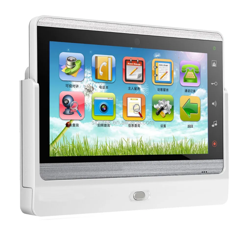 10 дюймов TCP IP android система Интерком монитор защиты дома видео-телефон двери