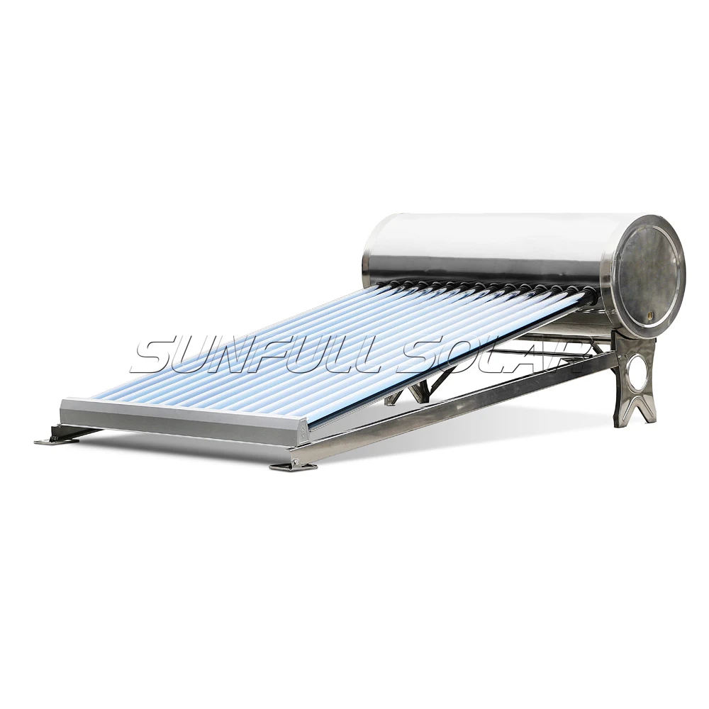 Africa market non-pressurized stainless steel solar hot water heater system