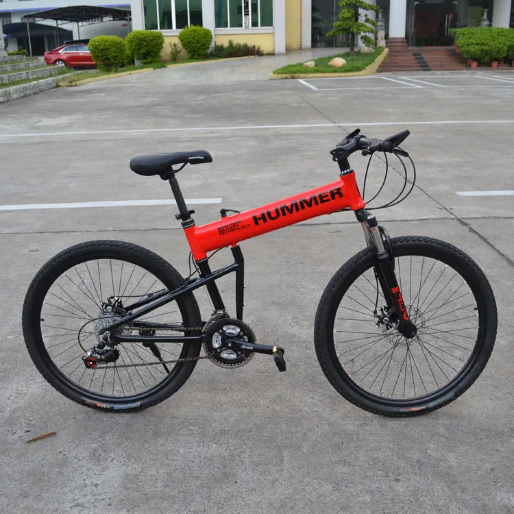 Складной горный велосипед hummer 26 дюймов, складной велосипед