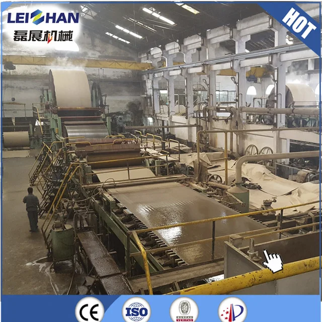Waste Paper Recycling Machine Cardboard Kraft Fourdrinier Corrugated Fluting Paper Making Machine