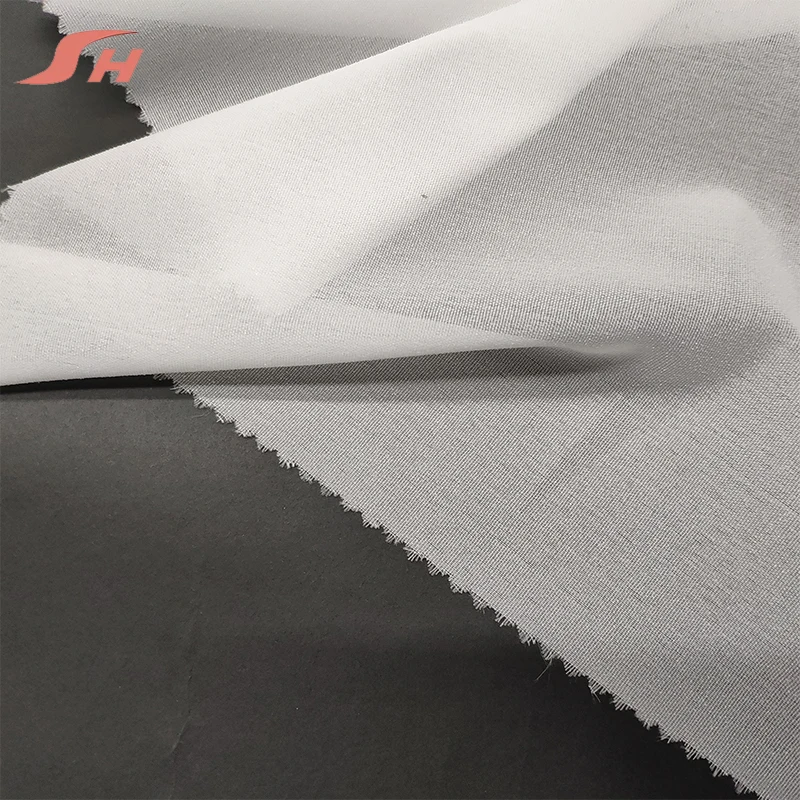 Factorty Price Custom Color 100% Polyester Fusible Interlining Woven Fusing Interlining Interlinings & Linings