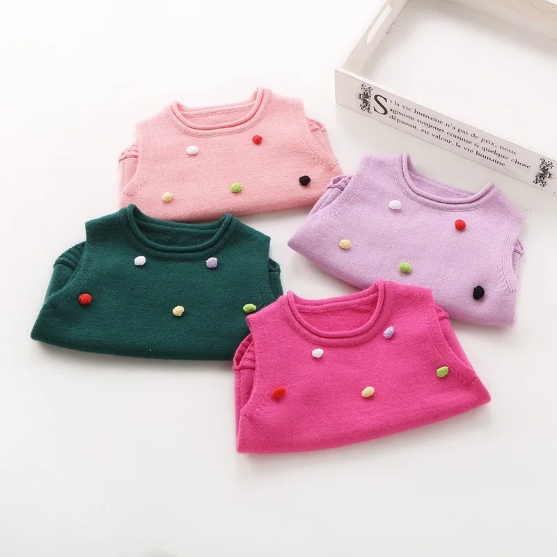 Оптовая продажа, Детская эксклюзивная одежда, Модный хлопковый пуловер для девочек, жилет, жилет