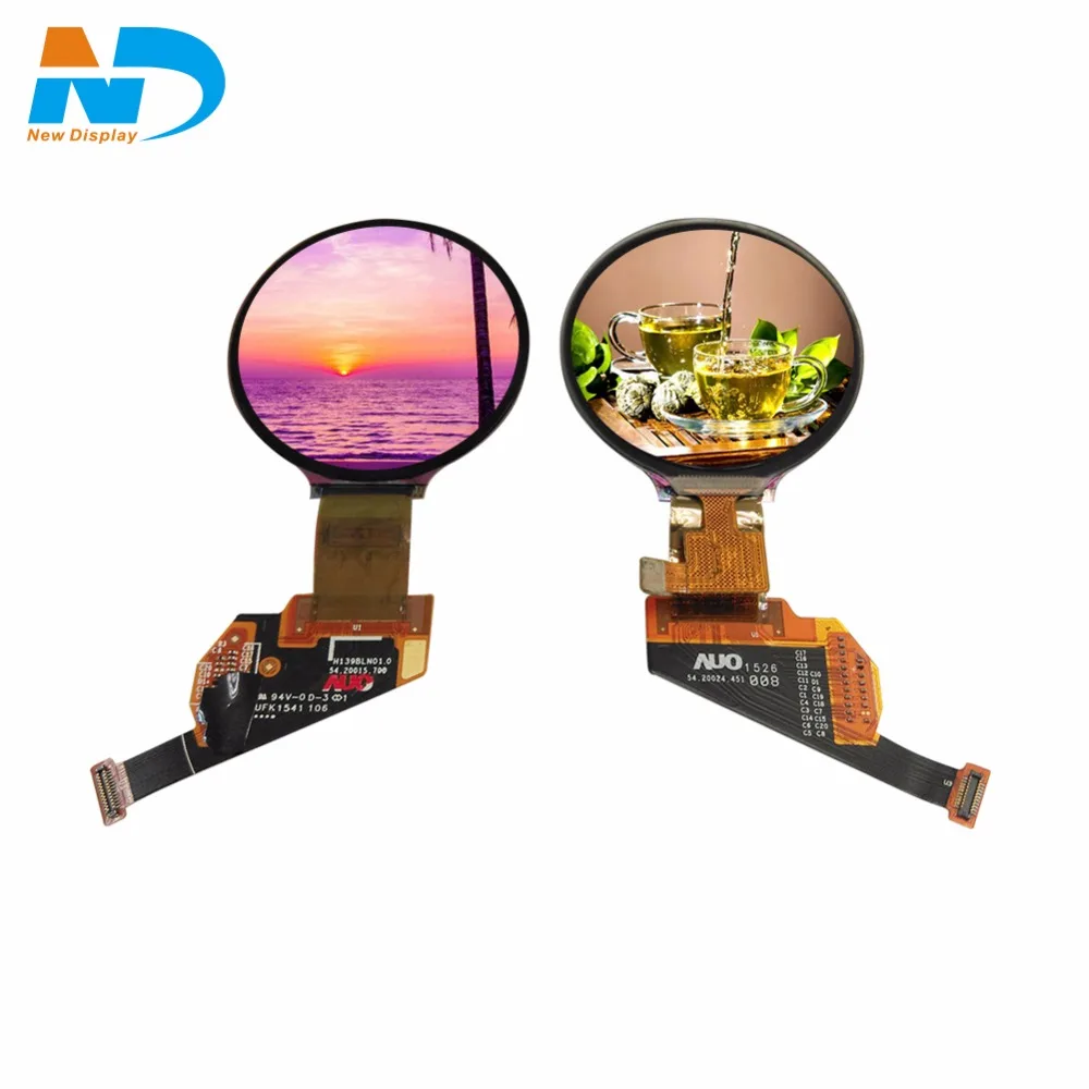AUO 1.39 inch round oled screen for wearable watch