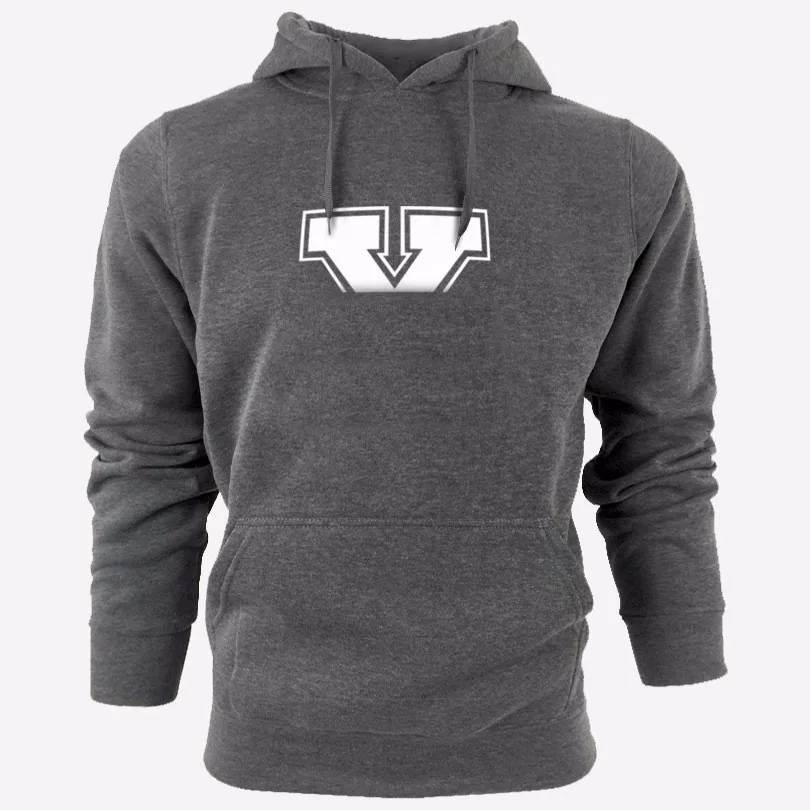 Wholesale heavyweight personalized thick pull over printed crew neck sweatshirt custom embroidery hooded sweater men