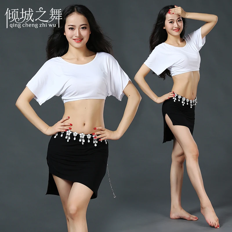 
ZM131 Practice belly dance Modal and Rayon bellydance dress for girl 