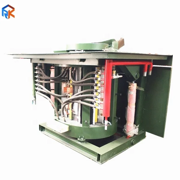 5T series inverter 550KWH steel frame intermediate frequency induction steel melting furnaces