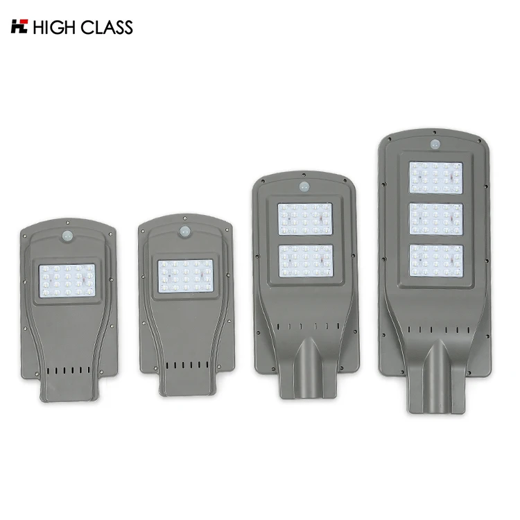 All in one waterproof outdoor ip65 20w 40w 60w motion sensor integrated unique led solar street light price