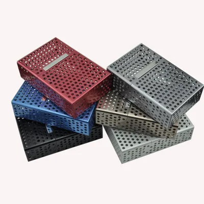 Fancy Hollowed- Out Style Metal Pack Cover Cigarette Case Cigarette Box