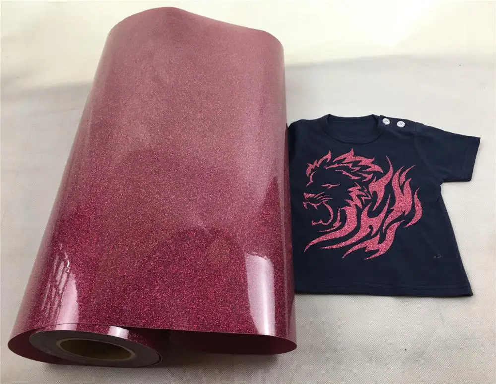 
Cuttable Glitter Heat Transfer Vinyl wholesale for customizing garment hat sportswear 