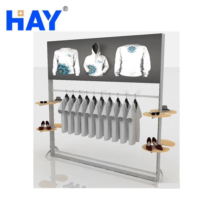 Алюминиевый каркас для магазина одежды со светодиодной лампой