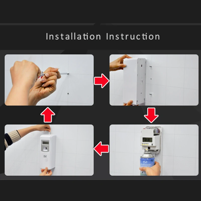 Plastic Remote Control Automatic perfume dispenser