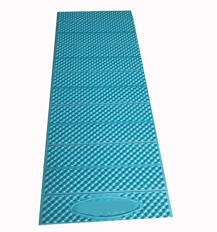 Egg  type folding pad,folding XPE camping mat,sport gym mattress