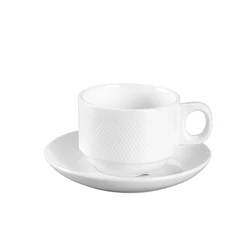 Savall HoReCa 7DaysOEM restaurant cup reusable coffee cup custom ceramic porcelain reusable coffee cup with saucer