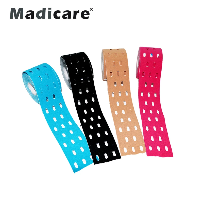 Устойчивость латекса перфорированная кинезио лента