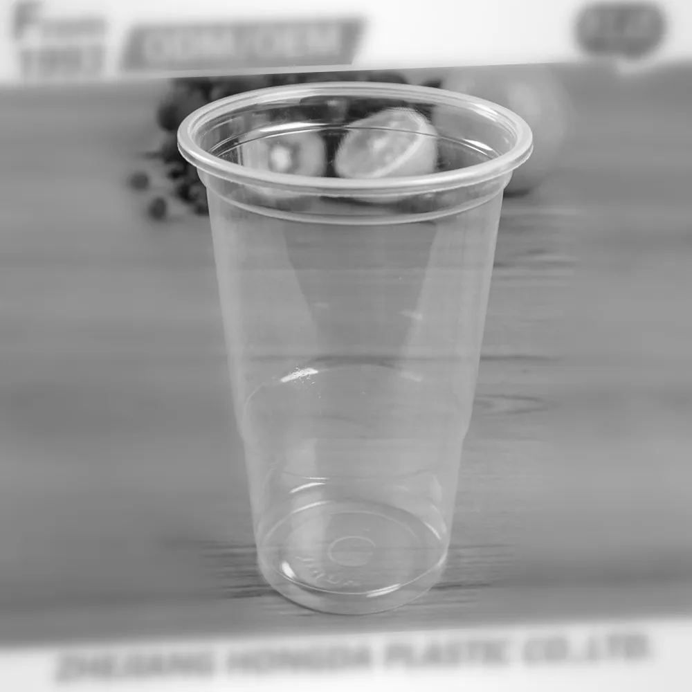600 мл, оптовая продажа, большая стеклянная пластиковая чашка на вынос с индивидуальным принтом