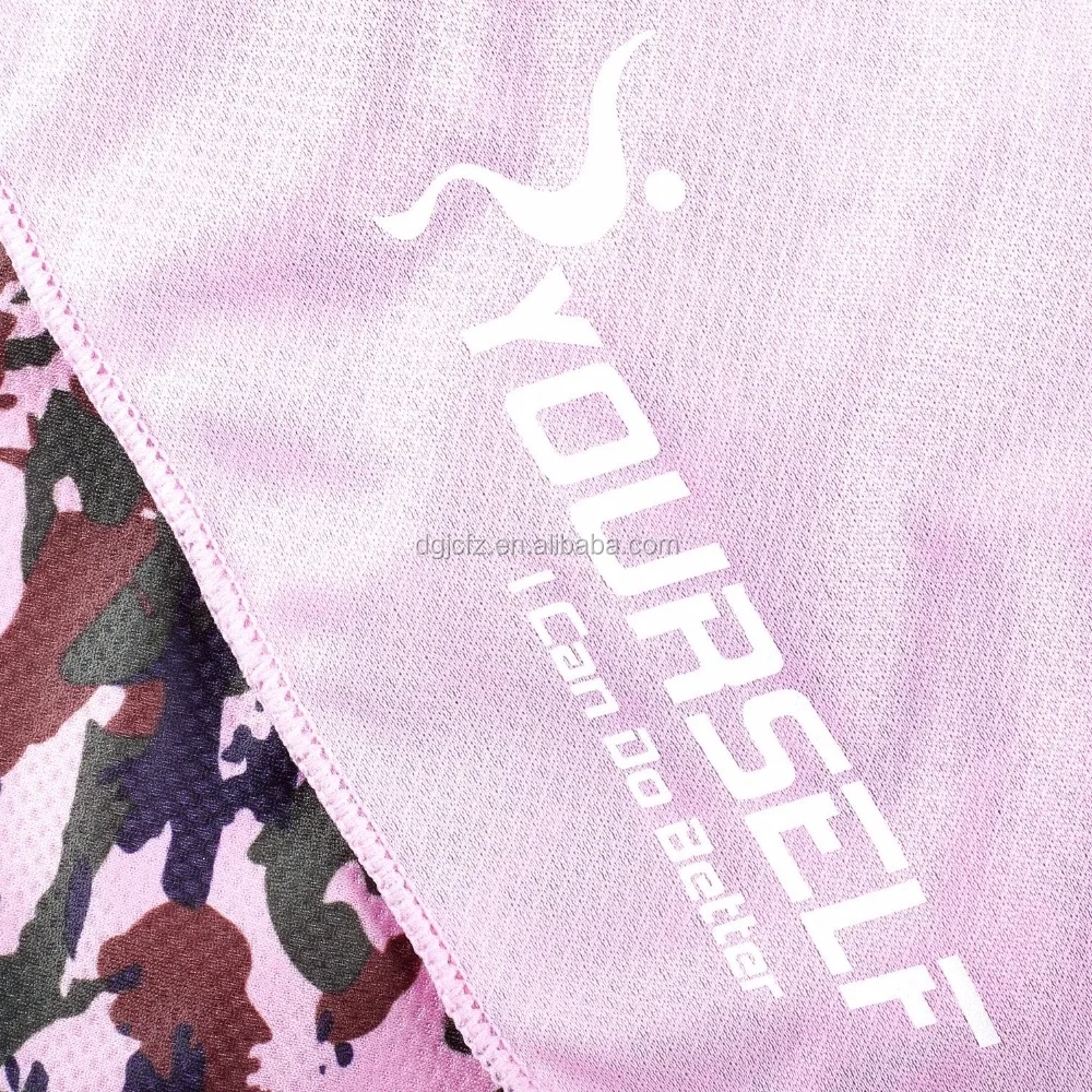 Reusable Cooling Towel Beach OEM Plain Rectangle High Quality Cooling Towel New Ice Fabric Gym Towel Nonwoven JC-CT-07-S CN;GUA