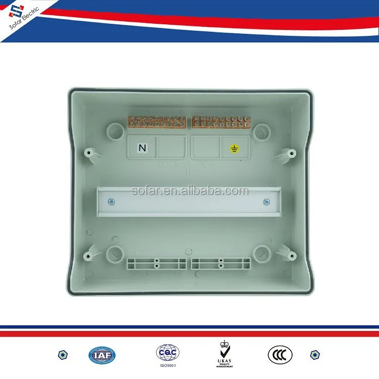GDB Type 12 Way/ Pole IP66 Waterproof Outdoor Plastic Electrical Distribution Box
