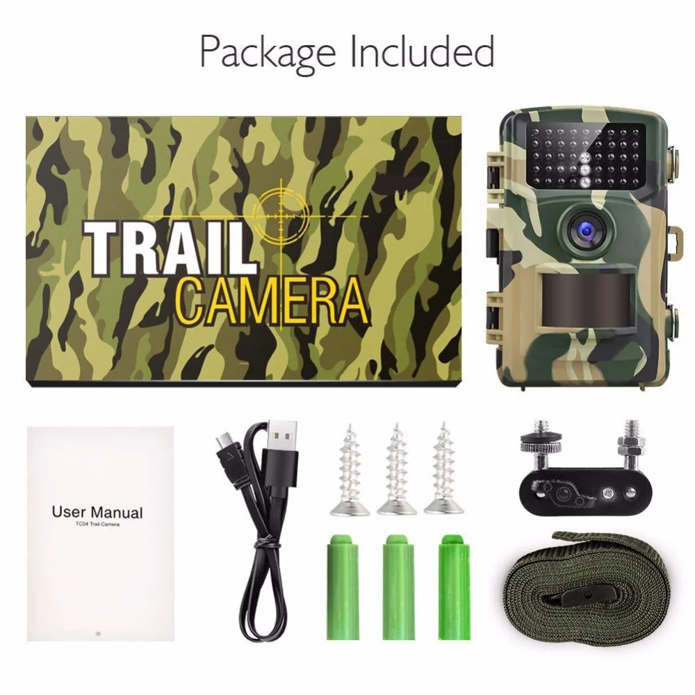 HD 1080p waterproof hunting trail camera Hdking Hotselling Farm Video Digital Security Night Vision hunting camera 720p