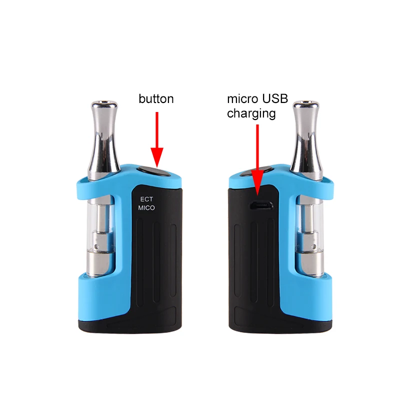 USA popular electronic cigarette vape ECT Mico 500mah e cigarette made in Shenzhen factory