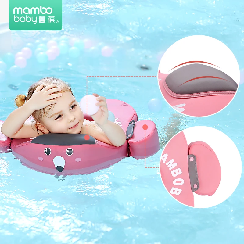 Mambobaby non-inflatable waist baby float swimming ring  not inflatable floats pool floating for infant kids children
