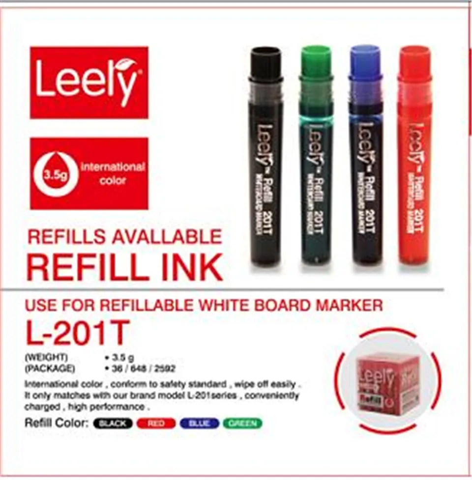 0078C L-201T high quality low odor whiteboard refill ink
