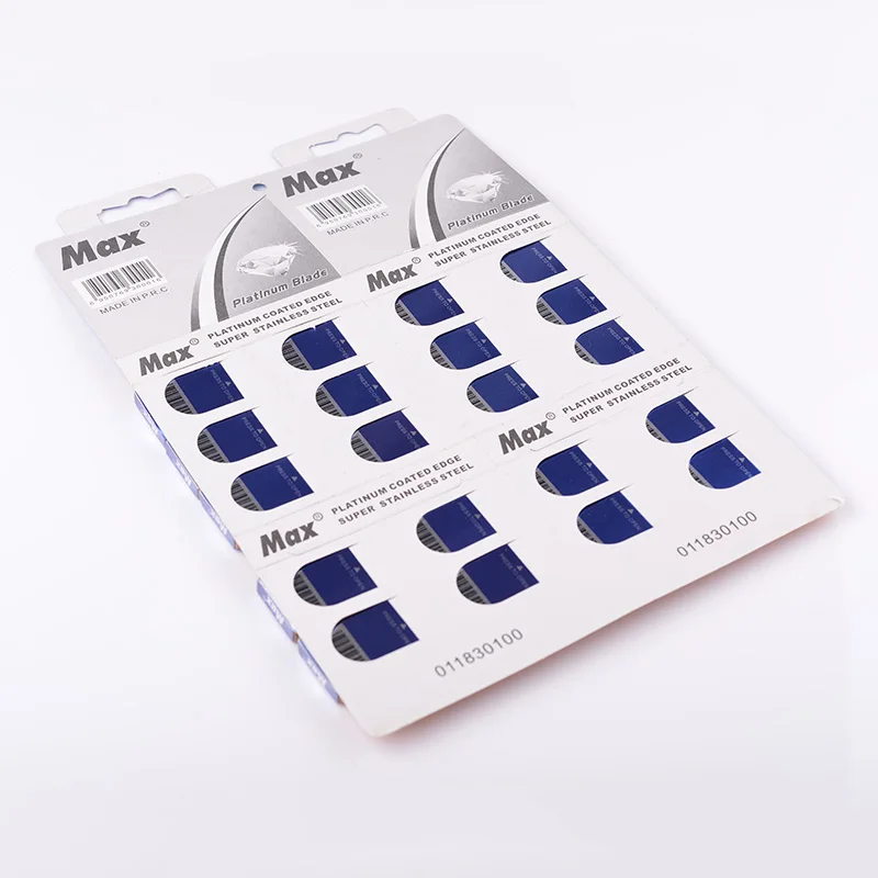 double edge blade platinum coated edge disposable razor blade