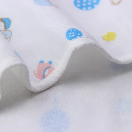 Four Layers 100% Cotton Gauze newborn baby quilt blanket with hood Newborn Baby Quilt Blankets With Hats
