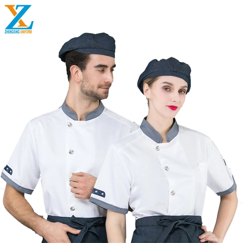 
Fashion latest 5 star best hotel uniform with apron and chef hat  (62203471524)