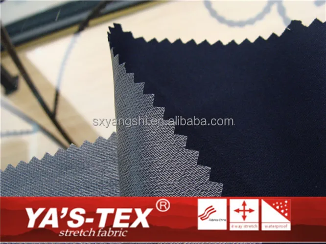 100% polyester sliver coated PU waterproof fabric with breathable TPU film