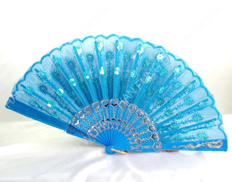 
2020 Holiday Decoration Gift Folding Customised Plastic Hand Fan 