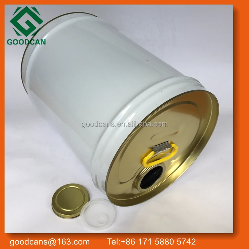 
2021wholesale Anti-corrosion white coating 20 L paint can drum for chemical product 