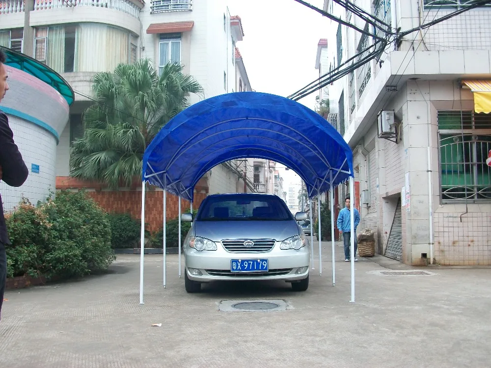 China Manufacturer Price Good Quality Outdoor Easy  Up Push And Pull  Dome Garage Car Tent