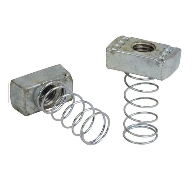 Распорный канал, сталь, обычные Пружинные гайки, канальный фитинг