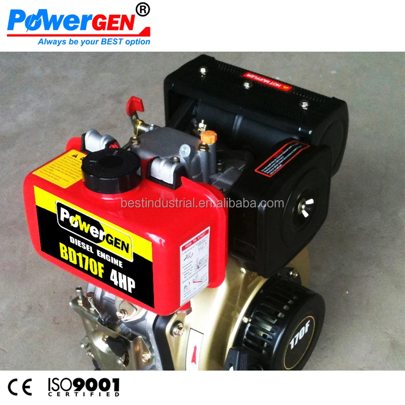 Top Seller!!!POWER-GEN 178F Air cooled Single cylinder Powerful 4HP Diesel Engine