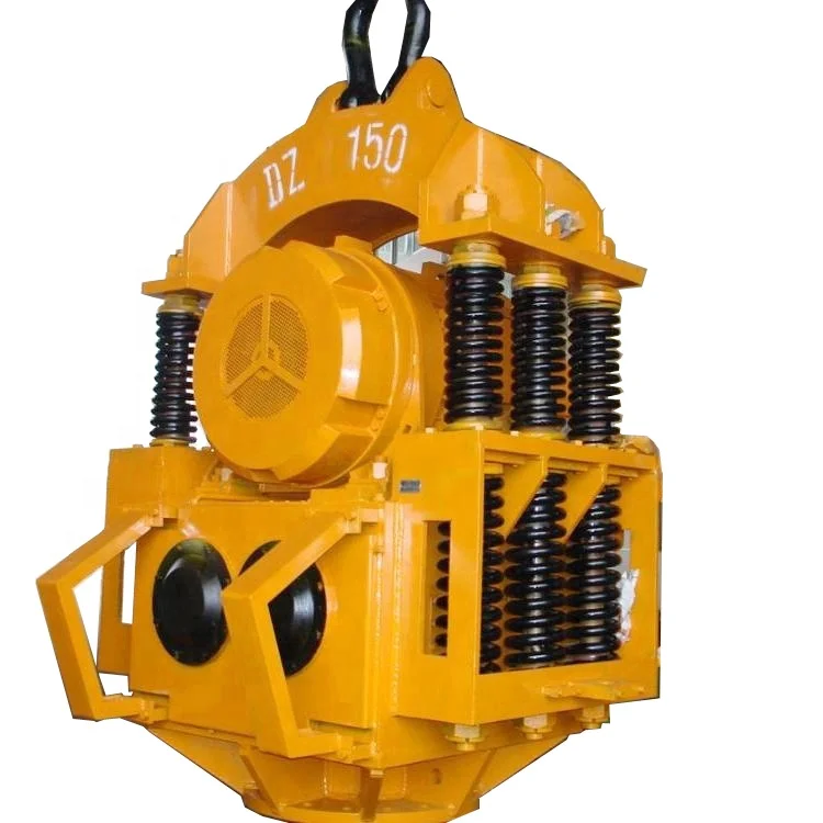 Crane type electric vibratory pile hammer for steel pipe piles RT-150A (pile driver)