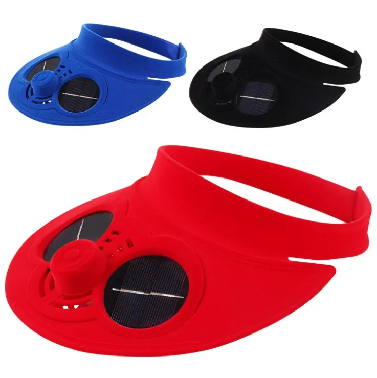 New factory hot sale new fashion solar fun sun visor cap  sunvisor solar cap