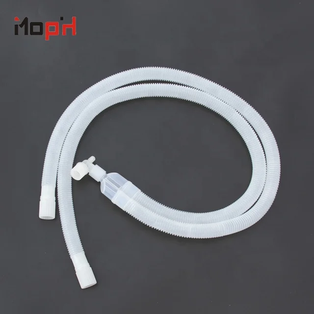 
Expandable medical disposable ventilator anesthesia breathing circuit 