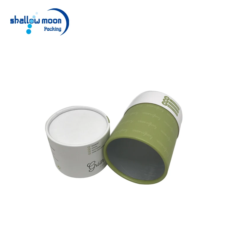 
Custom made eco friendly paper cylinder packaging tube box for tea/herbs/coffee/snacks/food packaging 