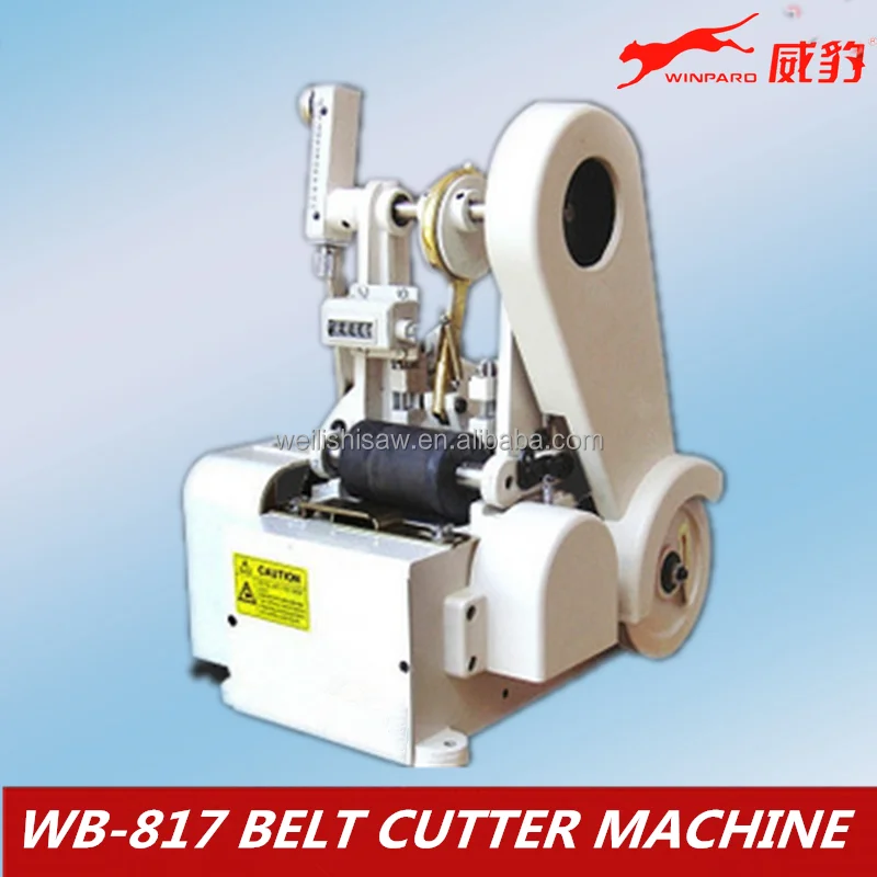 Leather Belt Tape Cutter Sewing Machine WB-817 Non Max. Sewing Thickness Flat Round Stitch WINPARD