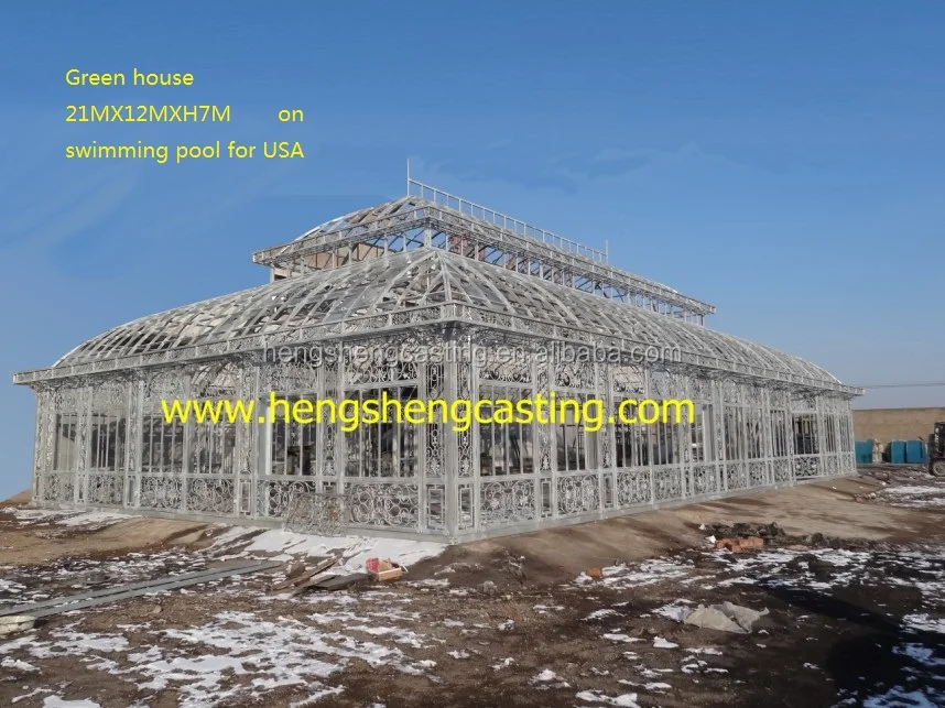 Victorian Glasshouse Conservatory Winter Gardenhouse Price HS-GREENHOUSE-161222