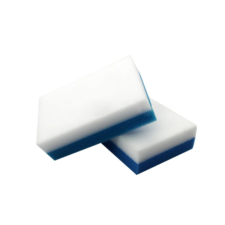 Melamine Nano Magic Cleaning Sponge Eraser for Furniture Kitchen Cleaning White and Blue Opp Bag,box Rectangle 65*53*63